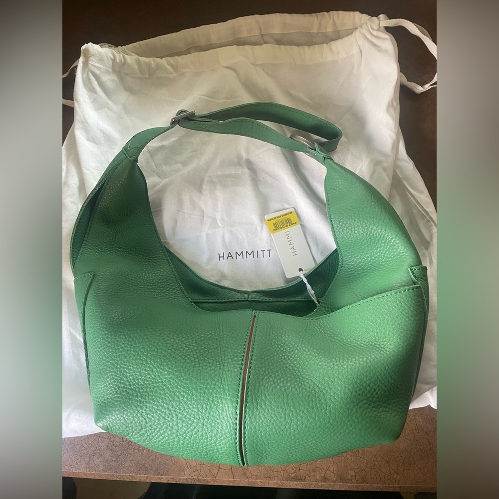 Hammitt Tom Medium Lime Zest Green Hobo NWT
